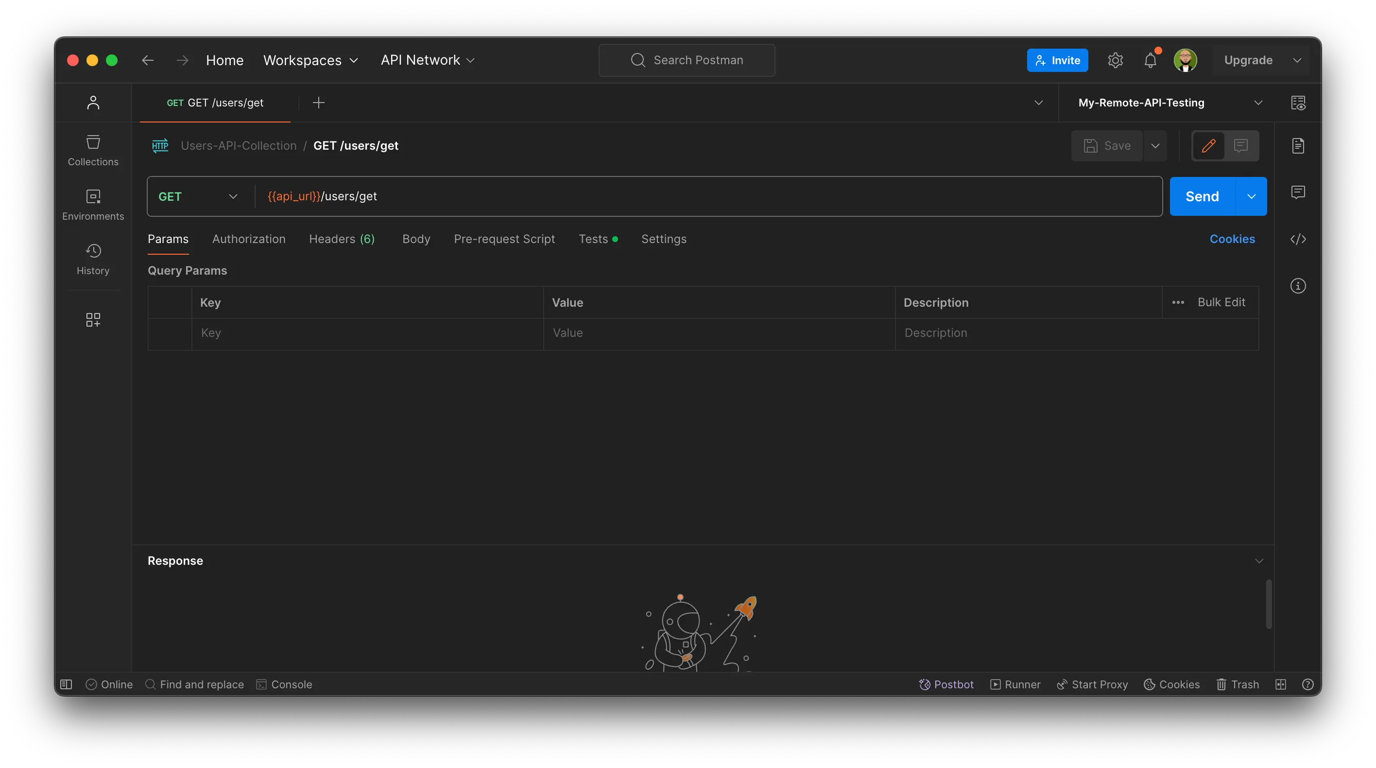 Add request - Postman