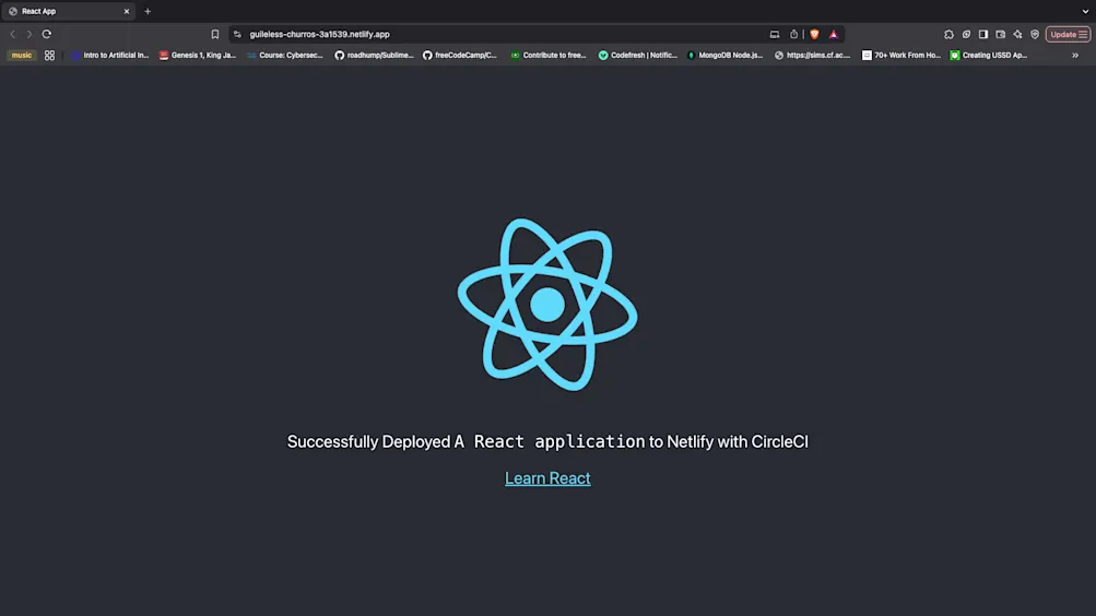 Changes deployed - live application