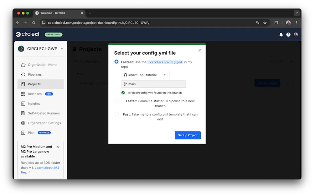 Select Configuration