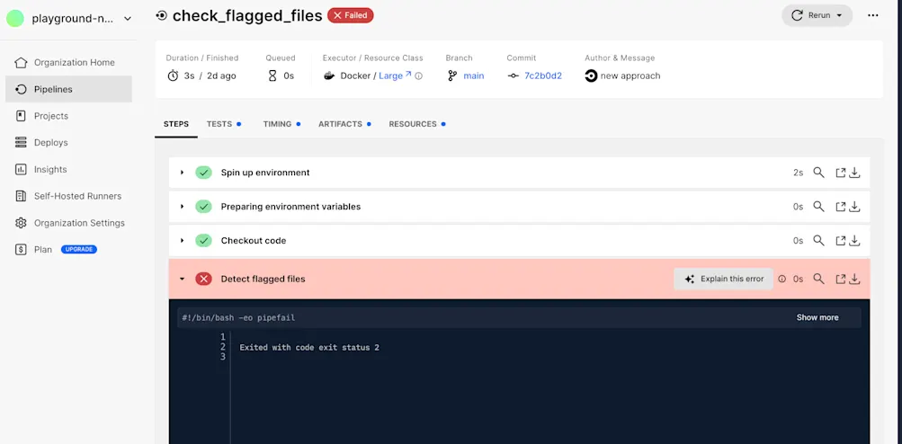 Chatbot app in action