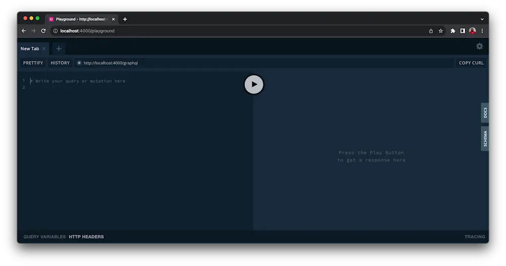 GraphQL Playground