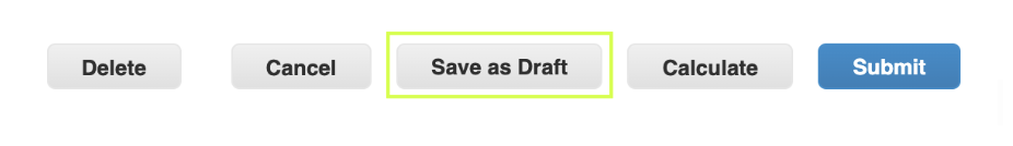 Vendors - Submit Invoice - Save on Draft