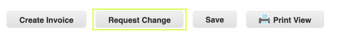 Vendors - Error - Request Change