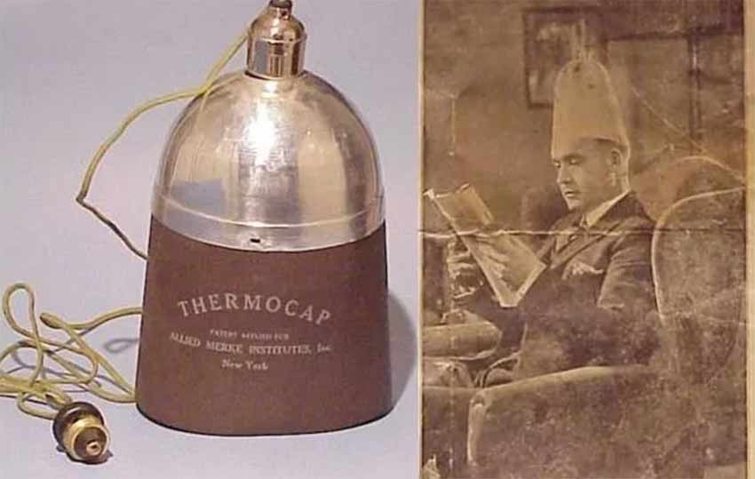 Thermocap used for hair growth Image title: Hair growth using thermocap