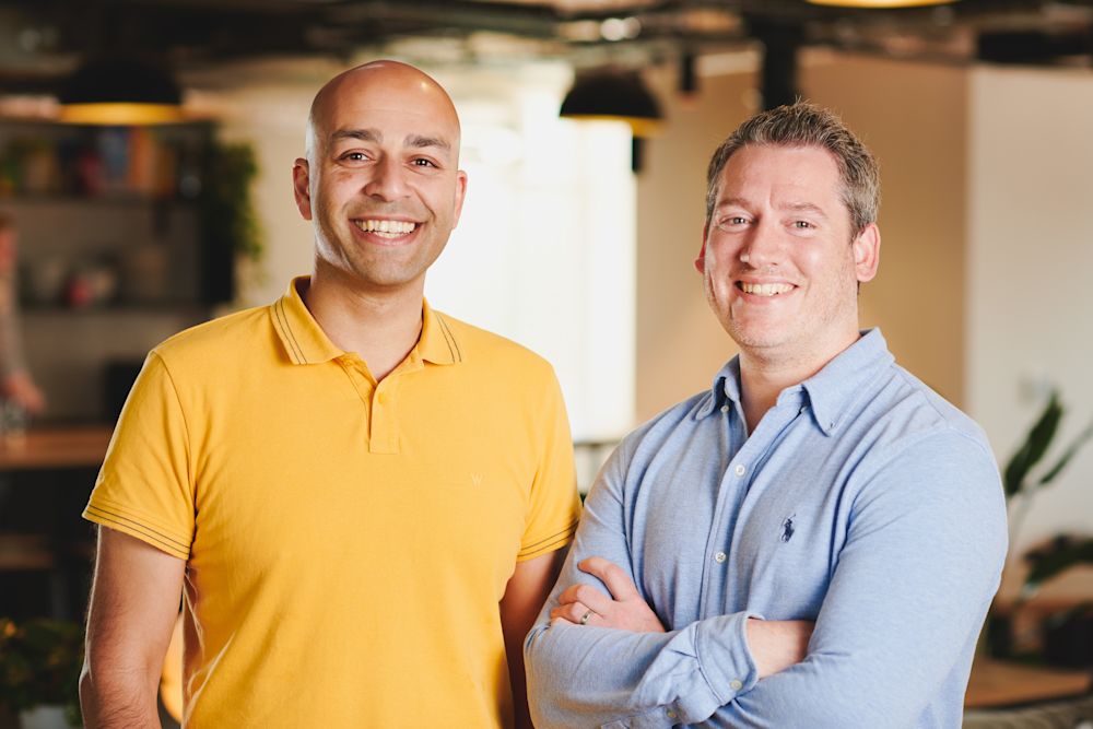 Prask Sutton CEO and Jon Clarke COO , Onvi