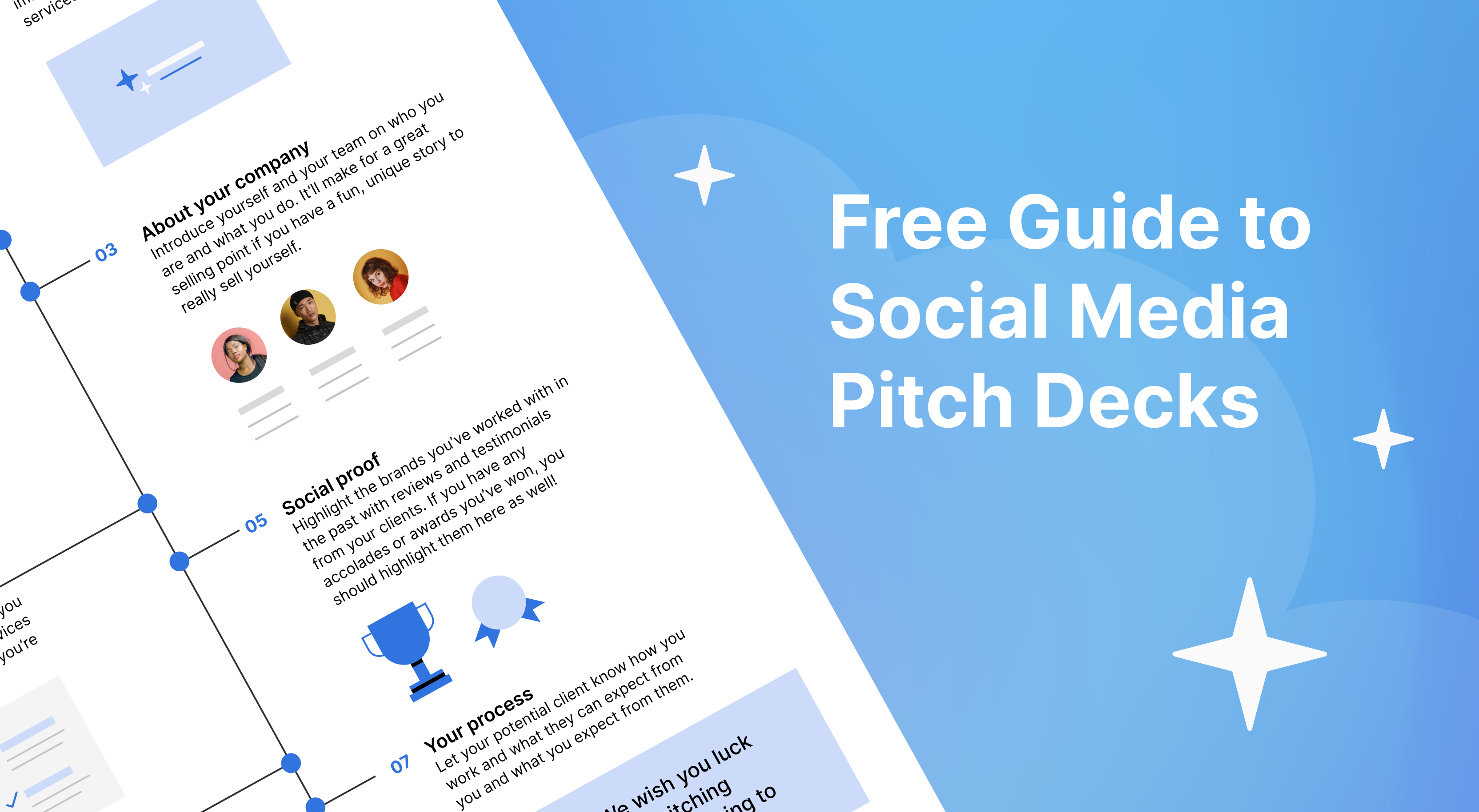 social media pitch deck pdf template
