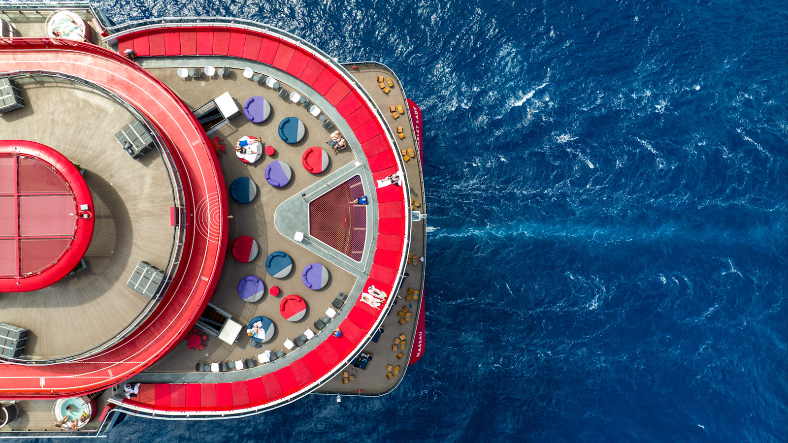 Virgin Voyages drone