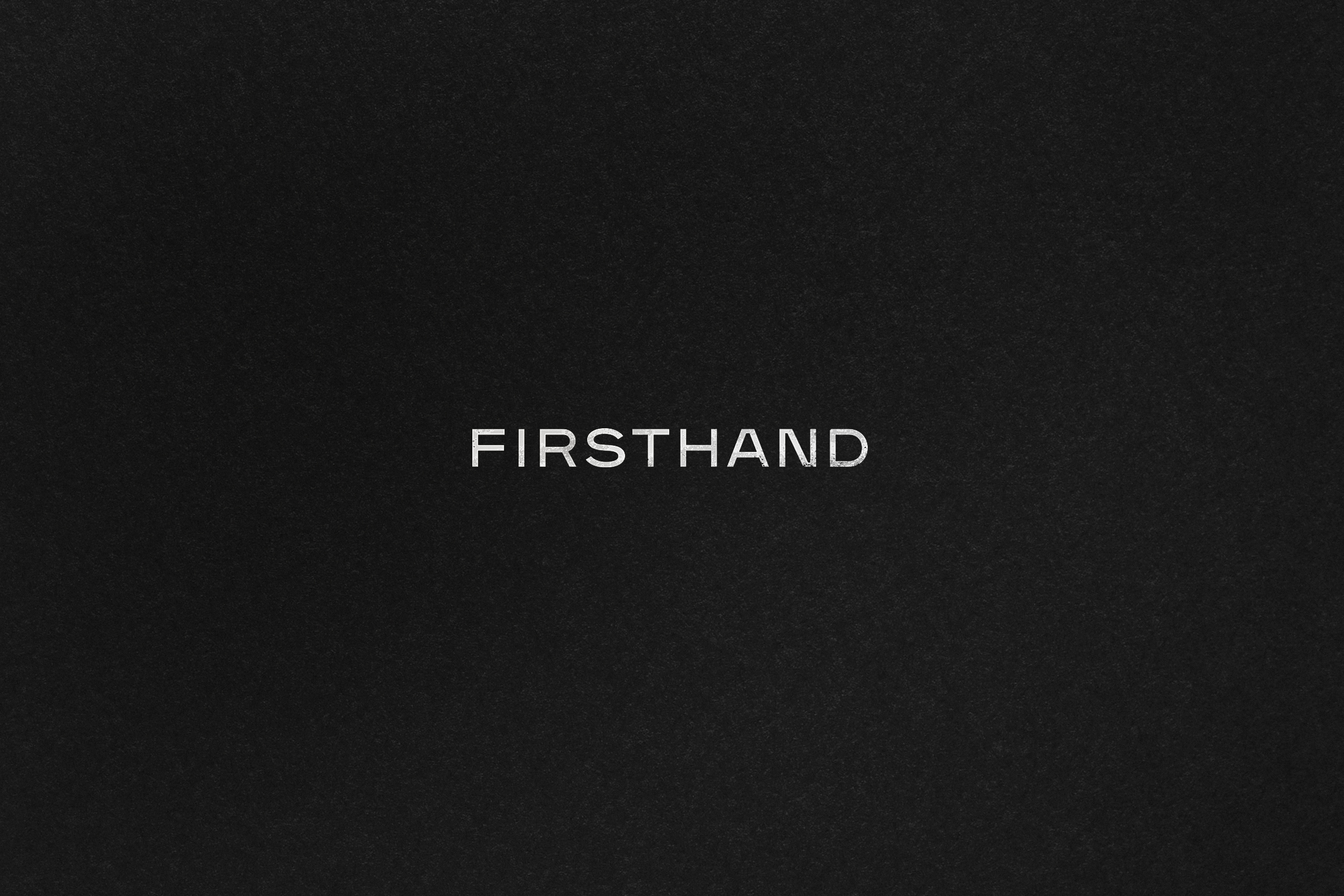 Firsthand Supply Wordmark Logo