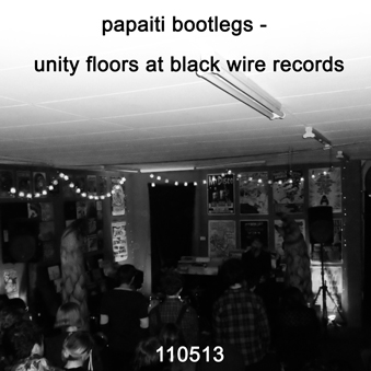 Unity Floors at Black Wire Records