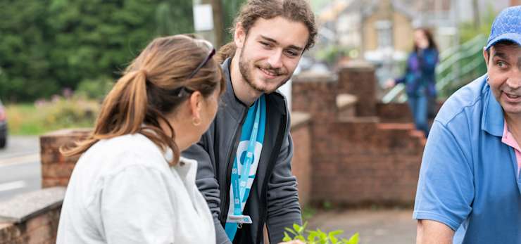 Co-op volunteering in community