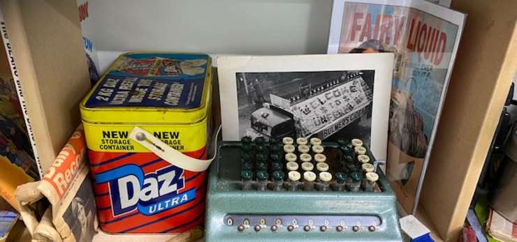 Memorabilia from the "Those Were the Days" Reminiscence Hub