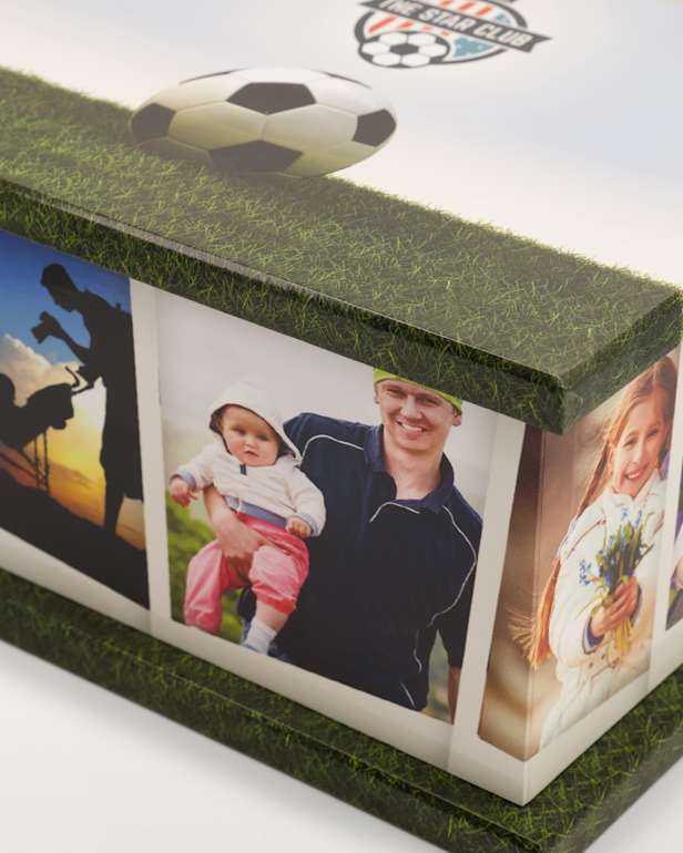 Personalised picture casket detail