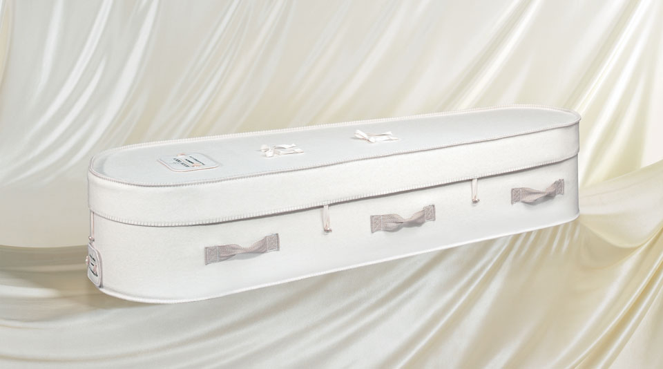 White Wool coffin White Wool coffin