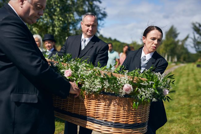 Greener, environmentally friendlier funerals are possible, and they can be made personal, colourful and unique. If arranging a funeral like this is important to you, we can help you make a funeral more eco-friendly.