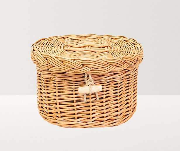 Image of light heritage willow ashes casket