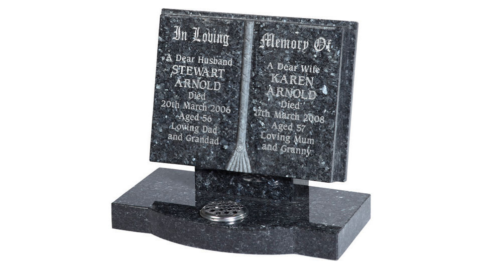 Silver inscription book memorial Silver inscription book memorial