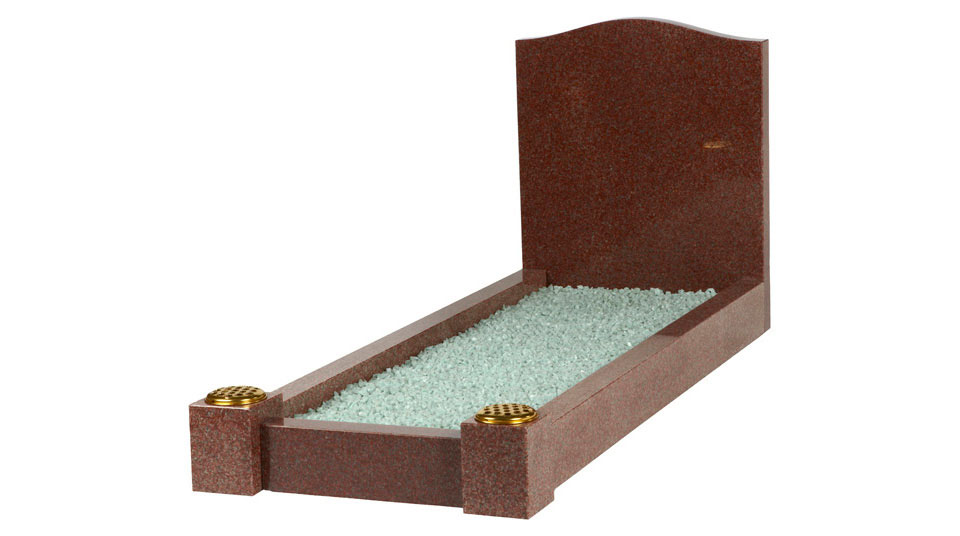 Kerb set with vase posts Kerb set with vase posts