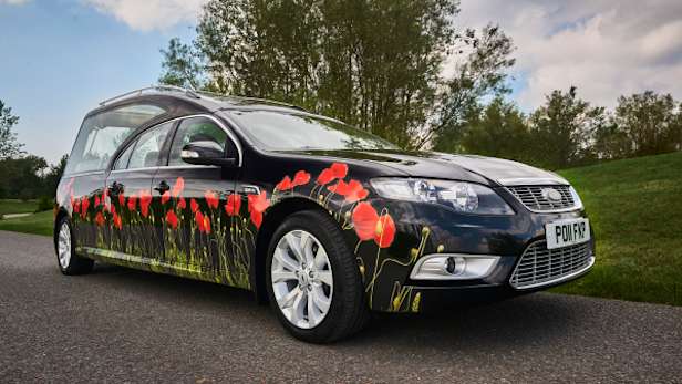 Poppy hearse
