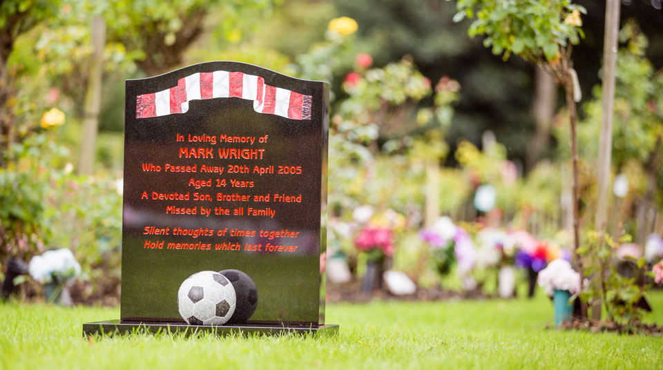 Football theme memorial Football theme memorial