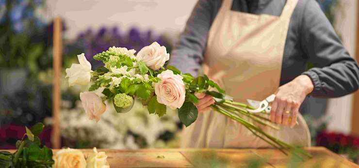 Florist holding flowers 1 RGB