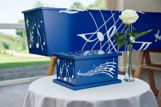 Musical coffin and casket