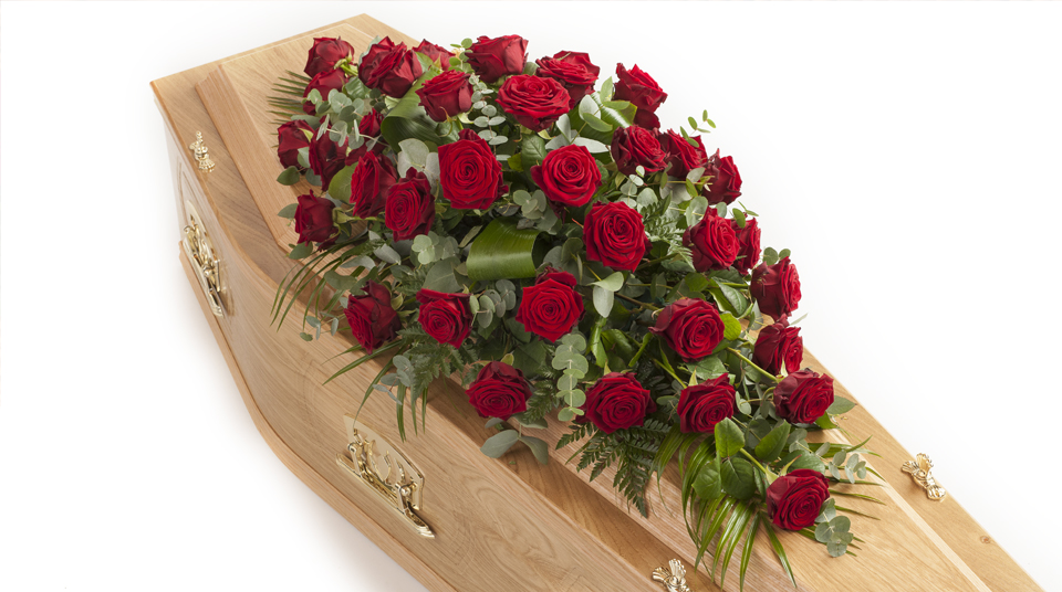 Rose coffin spray Rose coffin spray