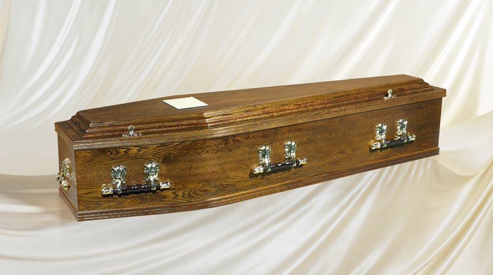 The Dark Oak coffin The Dark Oak coffin