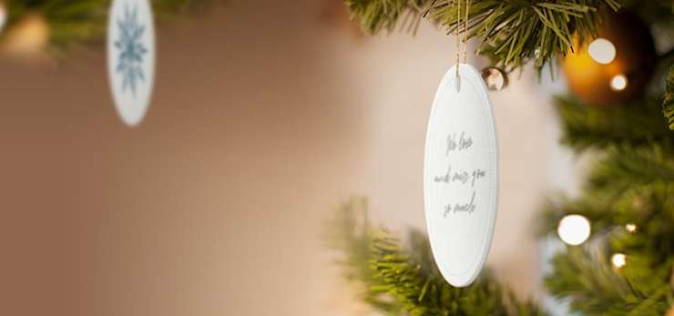 Christmas Memorial Tags