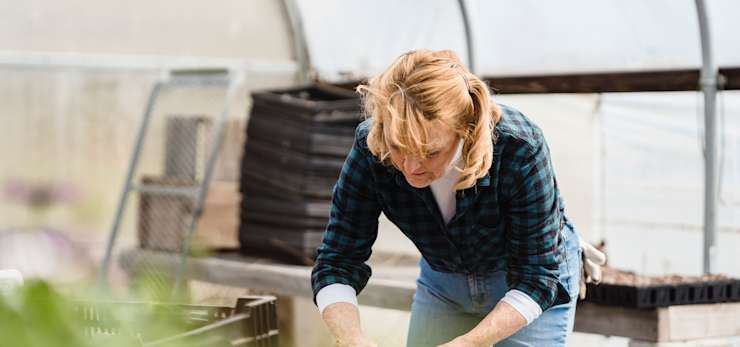 Woman working