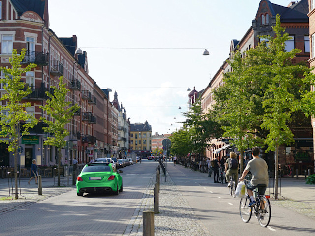 Mortgage bild i stadsmiljö Lendo bolån