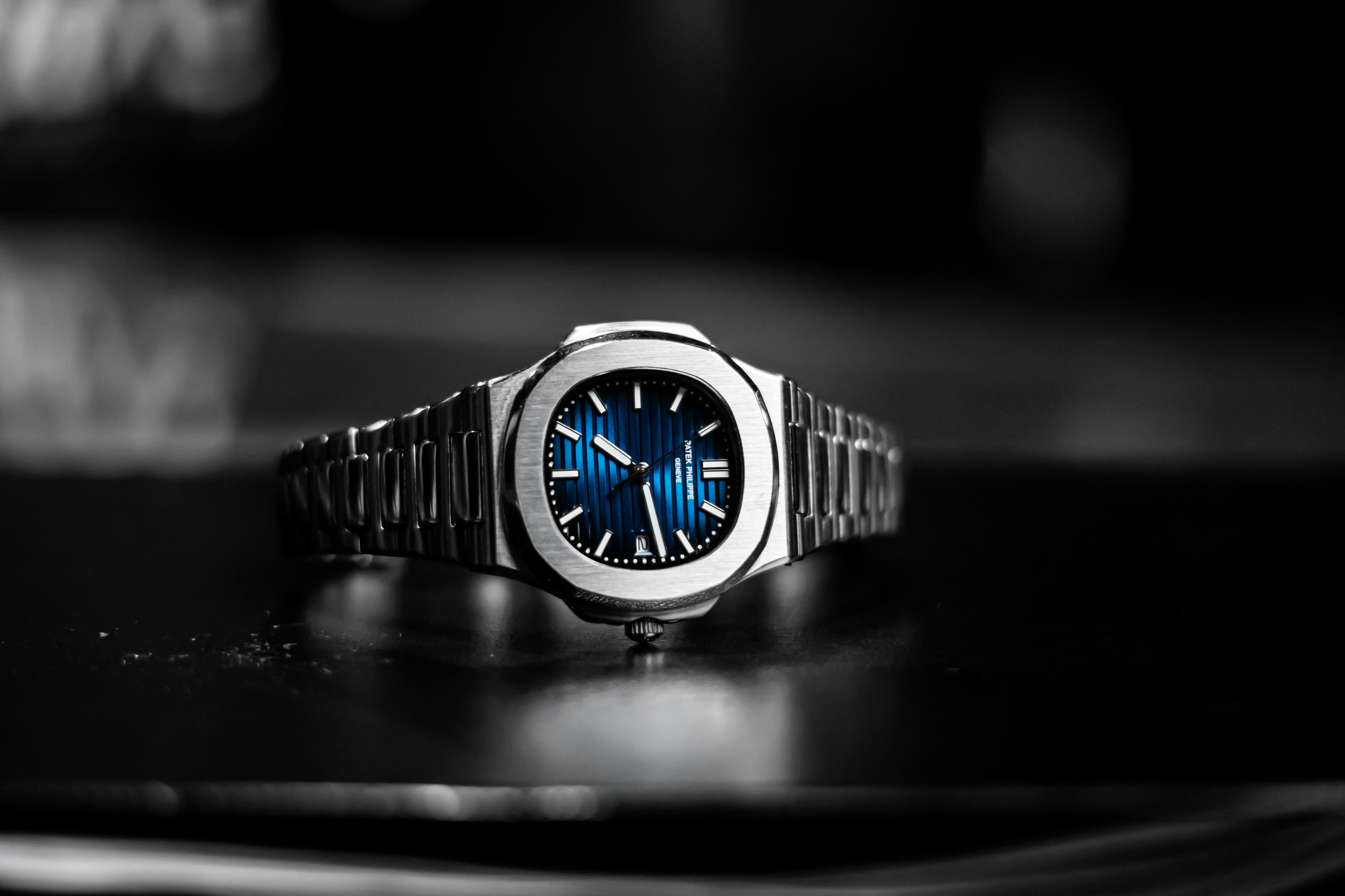 Patek Phillipe klocka blå urtavla