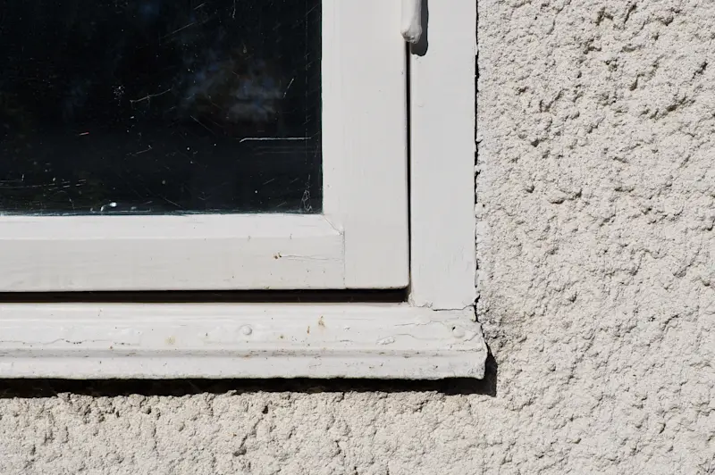 Spritputsen är sedan uppförandet ommålad. Ursprungligen hade putsen mer glimmer som försvann vid ommålningen.