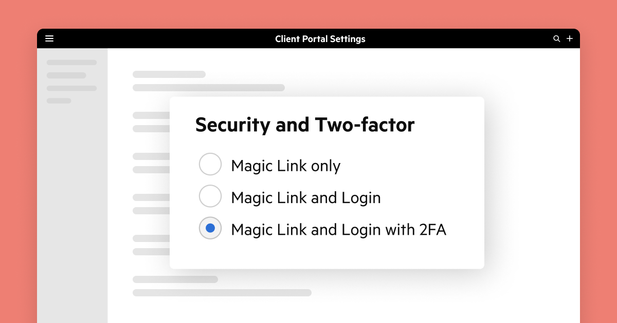 Client Portal 2FA