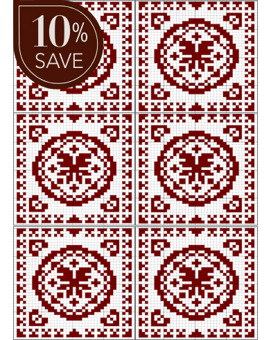 Juleteppe KAL_Festive Colourway_Blanket