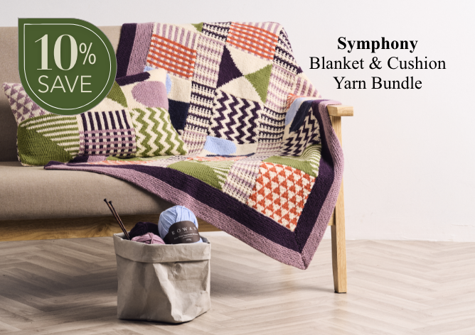 Symphony Yarn Bundle Blanket Cushion Option