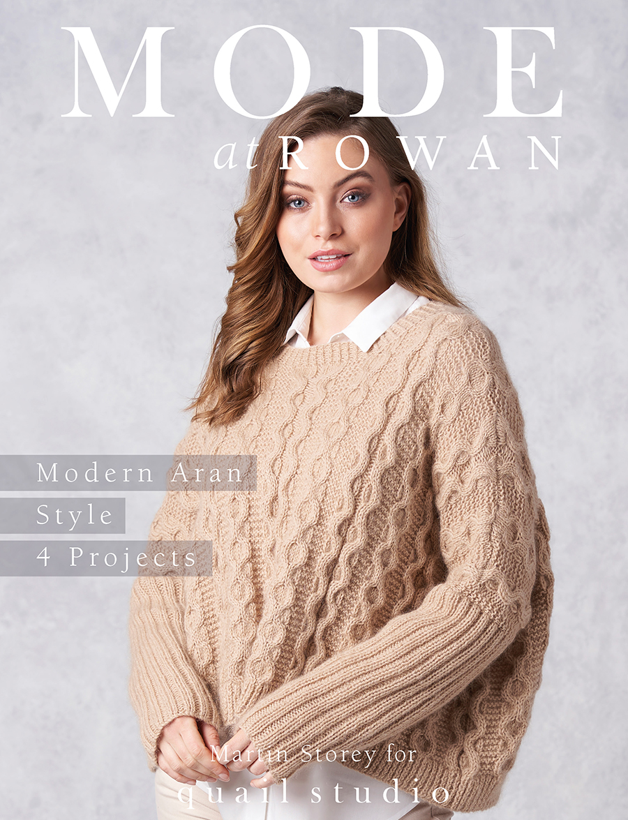 MODE at Rowan 4 Projects Modern Aran Style Cover