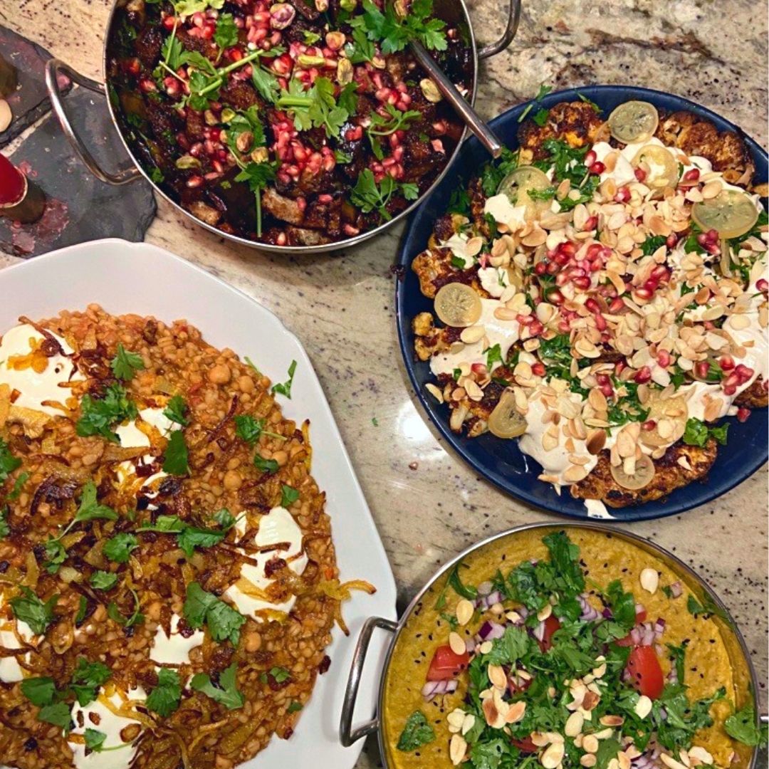 A vegan feast