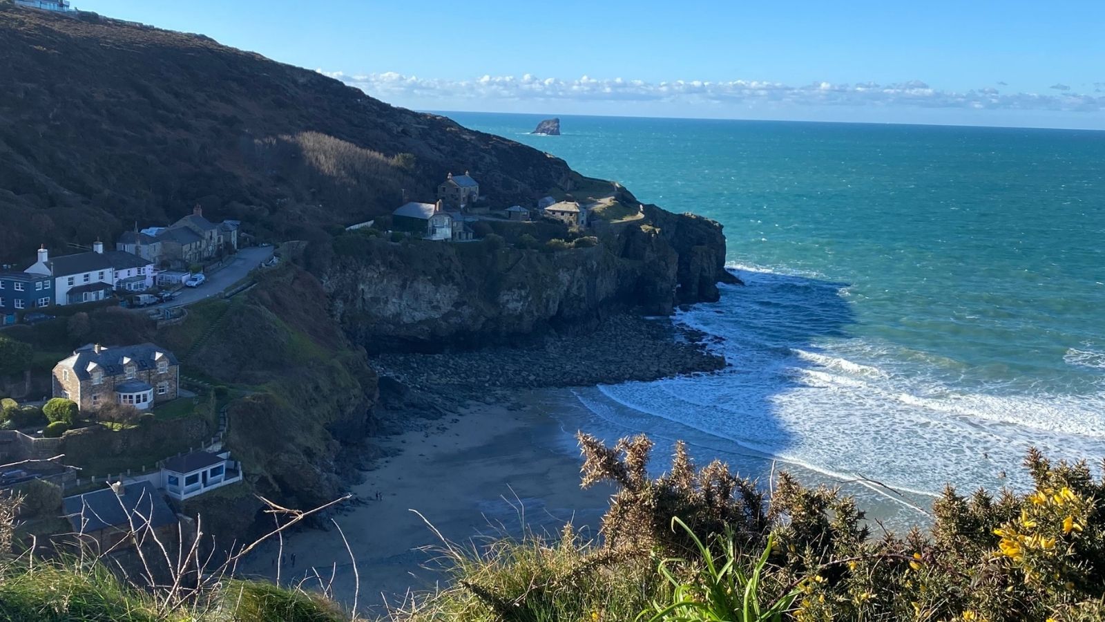 Seascape cliff