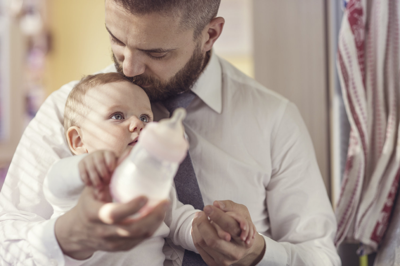 Feeding daddy