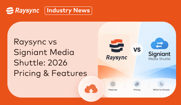Raysync vs. Signiant Media Shuttle (2026): Features, Pricing and Which to Choose