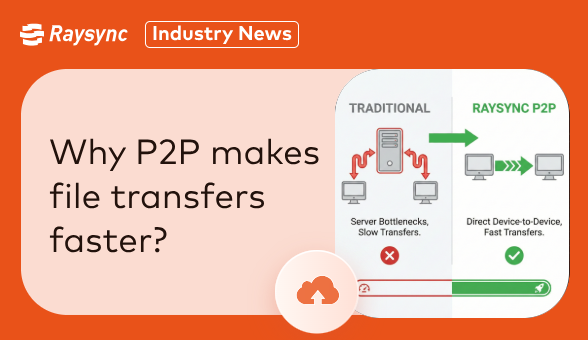 Why P2P makes file transfers faster?