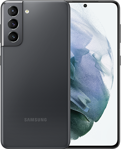 SM-G990,G991 S21 Phantom-Gray BackFront Samsung Galaxy S21 5G
