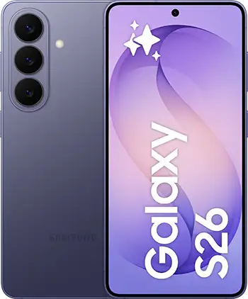 Galaxy S26 Front Cobaltviolet