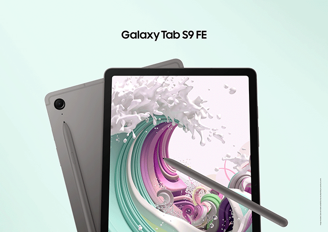 Galaxy Tab S9 FE Single KV Gray 2P RGB