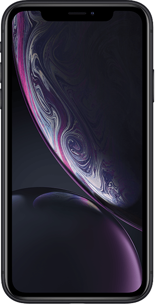 front-apple-iphone-xr-svart Apple iPhone XR
