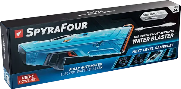 Spyra Four packaging