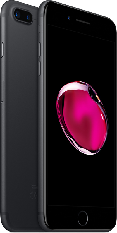 iPhone7 Plus 2UP MatBlk WW-EN-SCREEN Apple iPhone 7 Plus