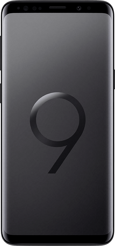 galaxys9 front black Samsung Galaxy S9
