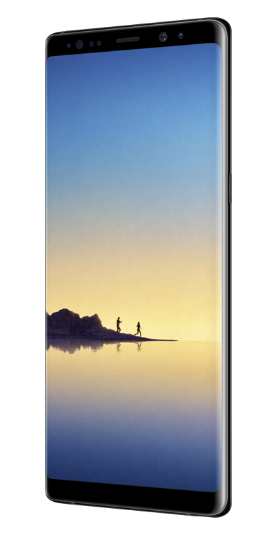 Samsung Galaxy Note8 Svart HoyreTilt Samsung Galaxy Note8