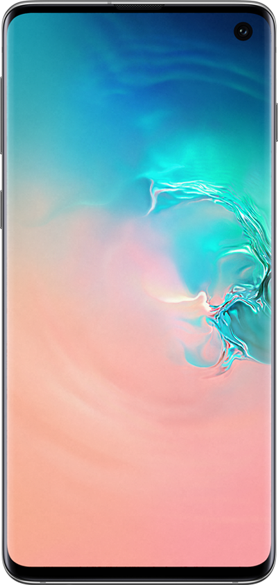 sm galaxyS10 front white Samsung Galaxy S10
